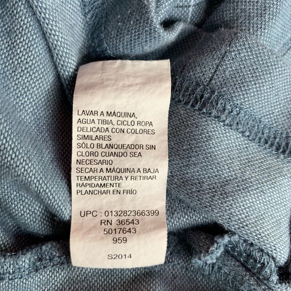 Van Heusen Polo Mens Size L Plaid Short Sleeve Shirts 1 Red & 1 Grey Lot Of 2 - Picture 7 of 15